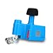 Produktbild Allacers Fahrrad Generator Handy Dynamo Fahrrad Bike 5 V 1 A Ausgang: eingebaute 1000 mAh Akku Night Riding Werkzeug, Blau