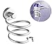 Produktbild PEIUJIN Haartrocknerhalter, Wandmontage Fönhalter, mit Stecker Halter, Badezimmer Wohnzimmer Barbershop Föhn Halterung, aus hochwertigem Aluminum (Typ B)
