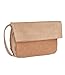 Produktbild SIX mittelgroße beige Damen Handtasche in Wildleder Optik mit Reißverschluß und magnetischem Druckknopf Umhängetasche Schultertasche (463-875)