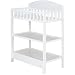 Infantastic Baby Changing Table from Natural Wood Unit 2 Storage Surfaces Furniture Nursery Baby Furniture in Different Colours (White)