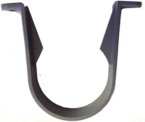 FLOPLAST 68mm Round Gutter Pipe Clip - Grey