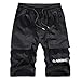 Produktbild Binggong Kurze Hosen Herren Sommer Cargo Shorts Comfort Männer Mountain Short Baumwolle Bermuda Vintage Sweatshorts Sportswear Fitness