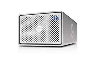 G-Tech G-Raid 12TB USB;USB_c;Thunderbolt External Hard Drive, Sage/Silver
