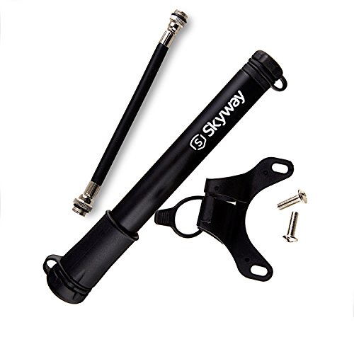 Hochdruck Mini Fahrradpumpe | Französisches und Schradar Ventil | Aus Aluminiumlegierung Mit elastischen Schlauch | Hochwirksame Mini Fahrrad Luftpumpe für alle ventile - 7