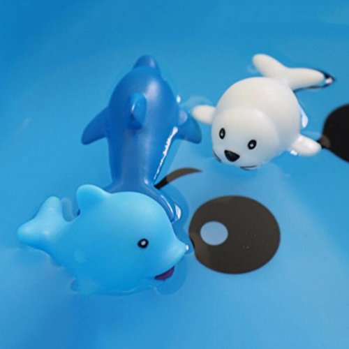 MagiDeal Gummi Angelspiel Badezeit Spielzeug Mini-Meerestier Bad Spielzeug Spaß Neuheit - 5