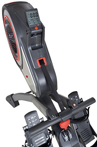 AsVIVA RA13 Rudergerät Turbine Rower mit Luftwiderstand durch Turbinentechnik, manueller Widerstand und inkl. Multifunktionscomputer mit Pulsmessung - 3