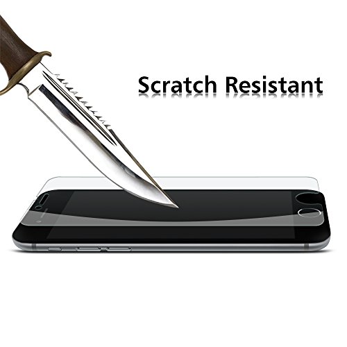 [2 Pack] iPhone 6S Plus Screen Protector, OMOTON Tempered Glass Screen Protector with [9H Hardness] [Crystal Clarity] [Scratch Resistant] [Bubble Free] for Apple iPhone 6 6S Plus 5.5 Inch