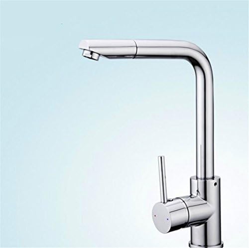 JMQXL Kitchen pull faucet / cones big seven words hot and cold water faucet / kitchen sink pots faucet / copper