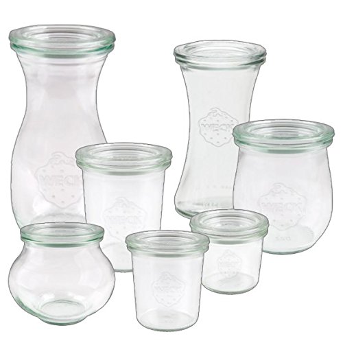 20x WECK-Mini-Sturzglas 80ml mit Deckel - 2