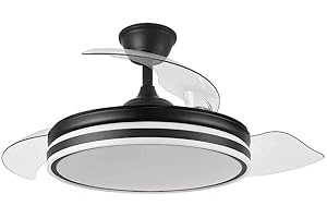 FABRILAMP Ecoiluminaled VENTILADOR BAYOMO 72W 7200LM NEGRO 3 ASPAS MOTOR DC