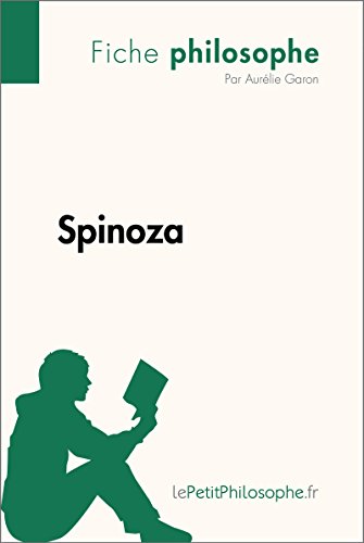 Download Spinoza (Fiche philosophe): Comprendre la philosophie avec lePetitPhilosophe.fr