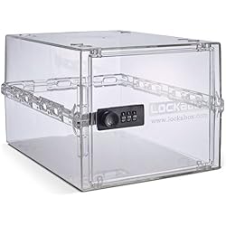 Lockabox One | Boîte de rangement verrouillable compacte et hygiénique pour la nourriture, les médicaments et les articles ménagers