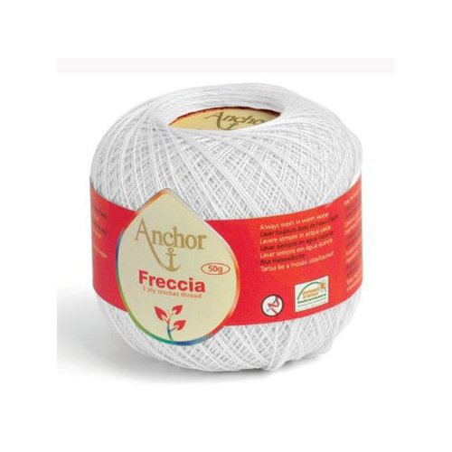 Anchor Freccia 4x50g Stärke12 Farbe:7901 weiß - 2