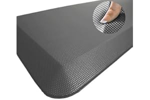 Oasis by Sky Mat, Comfort Anti Fatigue Mat, 5 Colors and 3 Sizes, Perfect for Kitchens and Standing Desks (20x39x3/4-Inch, Gray)