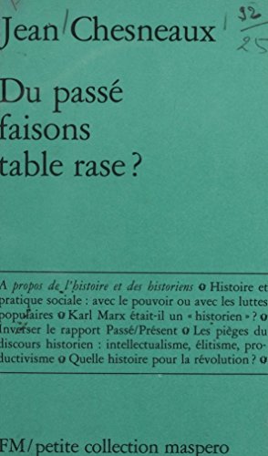 Du passé, faisons table rase ? gratuit Du passé, faisons table rase ? gratuit