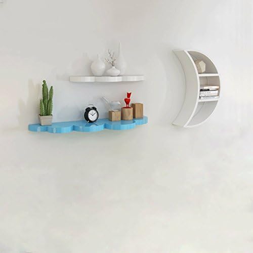 Cloud moon creative wall hanging shelf partition