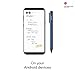 Price comparison product image Wacom Bamboo Tip Fine-Tip Stylus in Blue/Precise Touch Screen Pen for Writing and Sketching on iPhone, iPad and Android Devices