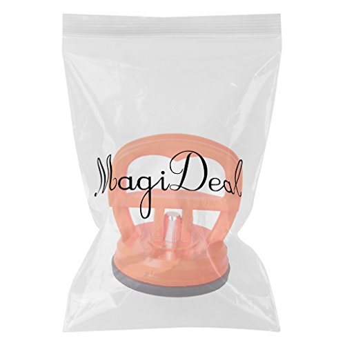 Rot Saugnapf Saugpolster Dent Abzieher Puller Entferner Glastragegriff Heber - 2