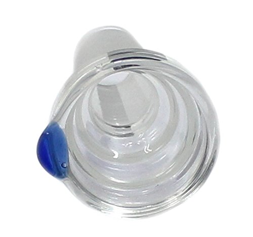 budawi® – Extra Stabiler Glas Kopf 14,5 mm mit 3 Etagen Glaskopf 14,5er Schliff Stecksysteme Tabakkopf - 2