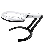 lupa para escritorio windows 🔎Energía externa: Entrada CA 100-250V, 50 / 60Hz; Salida: DC4.8V, 500mA. Se requiere desenchufar el enchufe externo de la energía en el tiempo de la adopción de la iluminación de las baterías. Plegable para ponerse de pie en el escritorio o para ser de mano. En el momento de usar la función de tipo de escritorio, puede ajustar el nivel de confort de iluminación, muy fácil y cómodo de usar.