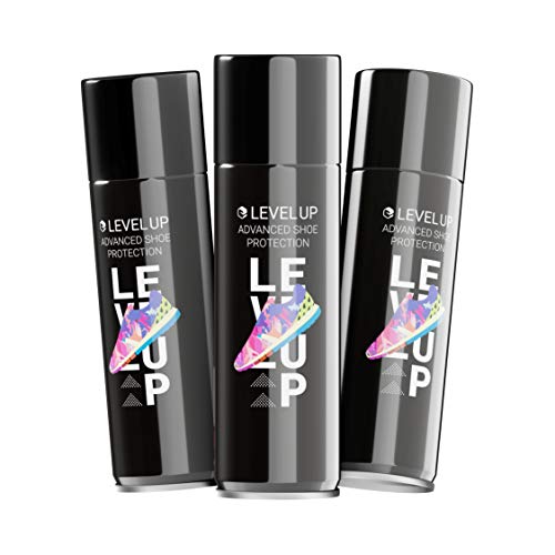 3X LEVEL UP Shoe Protection | Sneaker Spray de impregnación| Protect Spray | Water Repellent | Dirt Blocker 230ml | Repelente contra el agua y la suciedad | Todos los materiales