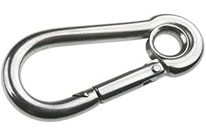 Moschettone con occhio chiuso 8 x 80 mm ARBO-INOX