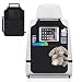 Produktbild Auto Organiser/Rückenlehnenschutz, Wasserdichte Schwarze Sitztasche Aufbewahrungstasche Kick Matte mit Ipad Tablet Halter für Auto Rücksitz - 64 * 46 cm