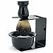 Produktbild WiCareYo 3 in 1 Rasierset mit Rasierpinsel Männer Rasur Rasiermesser Reinigen Set Dachshaar Pinsel Razor Halter Stand Seifenschale