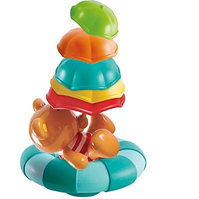 Hape - E0203 - Jouet de Bain - Parapluies Colorés à Empiler