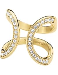 Dyrberg/Kern de mujer apilables Ring 16/01 labrys I SG CRYSTAL Acero Inoxidable (Talla 51 (16.2) – 339475