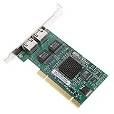 ♛ 6 layer PCB board Longsw 32bit PCI Dual Port Gigabit Ethernet Tarjeta De Red RJ45 1000Mbps Intel82546