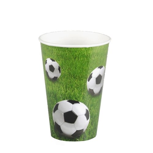 40-teiliges Partyset „Fussball“: 10 Pappteller, 10 Pappbecher und 20 Servietten - 3
