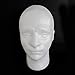 Face Like White Male Foam Head Display Wig Hats Holder Model