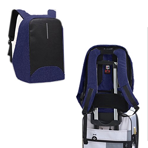 UBaymax Anti-Diebstahl Laptop Rucksack mit USB Anschluss f  r Schule Uni Business Reisen 15 6 Zoll  Gr    e  31   46   14 cm f  r Herren Damen Kinder 