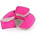 Price comparison product image Contever® '' U '' shaped Inflatable Travel Pillow / Neck Support Cushion with Comfort Booster Head and Storage bag(Rose Red)