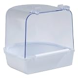 Beeztees 75011 Badehaus aus Plastik, groß, 13 x 13 x 13 cm, weiß