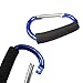 Universal Pushchair Stroller Clip Hook Shopping Bag Carrier Holder (blue)