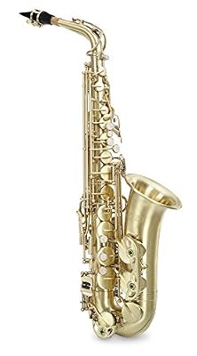 Classic Cantabile Winds AS 450 Il brossé Saxophone Alto Saxophone Alto, laiton brossé, il de humeur, Haute Clé hoch-fis, Très ergonomique Rabat mécanique)