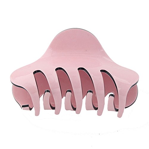 High Quality Fashion Acrylic Female Hair Claw Clip Grip Accessories - Pink, 15,5 * 8 * 2cm