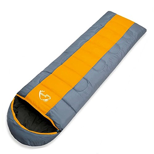 Docooler Schlafsack Herbst Winter Umschlag Mit Kapuze Außen Reisen Camping Wasserdicht Thick
