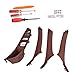 Produktbild B Baosity 4er Set Türgriff Fensterheber Schalter Button Frame Panel mit Werkzeug für BMW F10 F18 5 Series - Braun