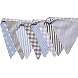 Wimpelkette bleu/grau