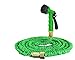 Produktbild Magic-Hose dehnbarer Gartenschlauch. Grün. 22,5 m lang. Mit Metall-Anschluss und verstellbarem Sprühkopf.