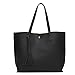 Produktbild ESAILQ Mode Damen Mädchen Quasten Ledertasche Shopping Handtasche Schultertasche (Schwarz)