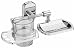 Jovial 208 Curio Soap Dish Holder with Toothbrush Holder, Soap dish Stand with Toothbrush Stand, Bathroom Accessories(Glossy Finish, 304 Stainless Steel, Anti Rust, Corrosion Free) RS.799.00