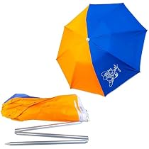 Parasol De Plage Premium Sun & Surf - Ventilation, Inclinable, UPF 50+ - 180 Cm