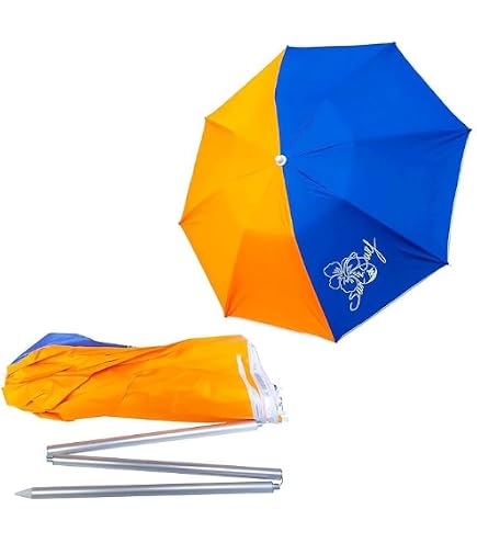 Pincho Parasol Pliable 180 Cm Vert - Protection UPF50+ Pour Moto, Vélo Et Extérieur