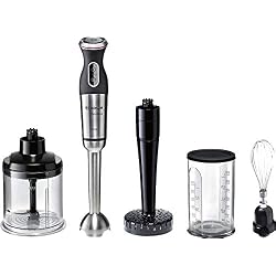 Bosch MSM87165 Mixeur Plongeant 750 W, Noir, Argent