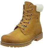 Marrón Panama Jack Panama 03 Igloo, Zapatos de Cordones Brogue para Mujer, Amarillo (Vintage B1), 37 EU