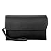 Produktbild Attributes Herren Leder Business Clutch Bag Handtasche Aufbewahrungstasche Telefon Scheckheft Brieftasche Kartenetui,Black